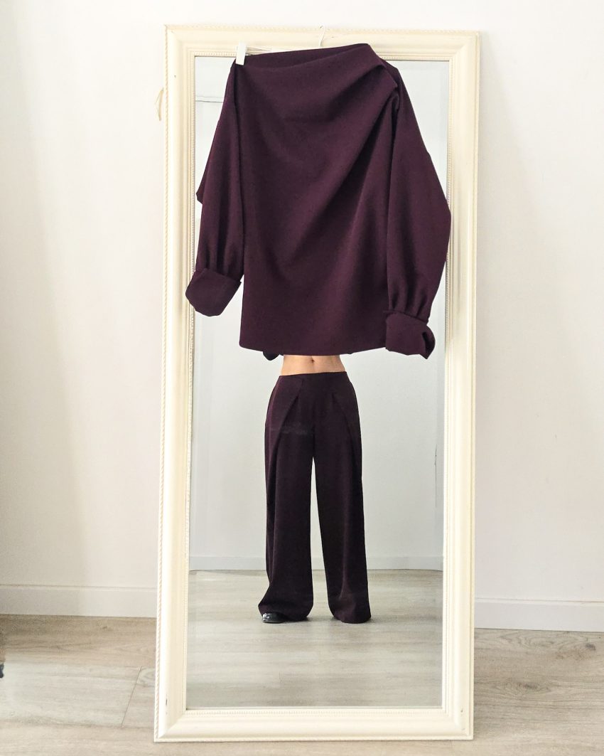 wide pantalone i bluza