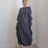 black kaftan dress