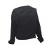 drapped black shirt